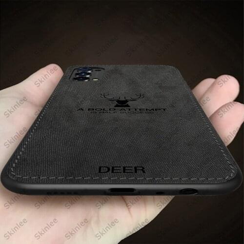 Skinlee Soft Case For OPPO Find X3 Lite Neo Pro Luxuy Brand Cloth Texture Elk Back Deer Cloth Case For Find X3 Lite Cover