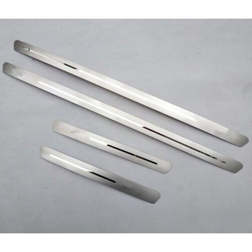 For VOLKSWAGEN VW Passat CC Door Sill Scuff Plate Guard Stainless Steel Welcome Kick Pedal Cover Sticker Car Styling Accessories