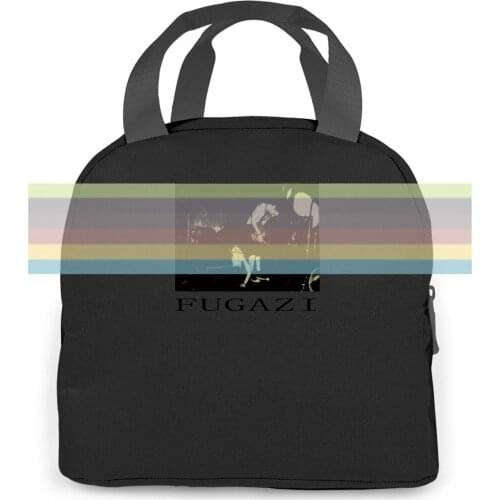 New FUGAZI PUNK ROCK MENS Lowest Price women men Portable insulated lunch bag adult