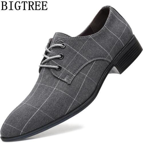 Coiffeur Men Dress Shoes Oxford Shoes for Men Formal Canvas Black Dress Fashion Plus Size 47 48 Party Shoes Men Classic Zapatos