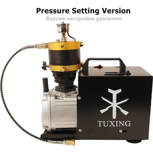 220V/110V 4500psi PCP High Pressure Air Pump Compressor Adjustable Auto Stop Compressor For Pneumatic Rifle Air Tank