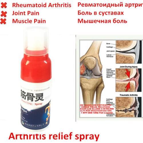 Bones Ling Pain Relief Spray Rheumatism Arthritis, Muscle Sprain Knee Waist Pain, Back Shoulder Spray Tiger Orthopedic Plaster