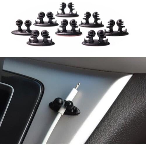 8pcs universal Multifunction Wire Clip car charger clip for Peugeot RCZ 206 207 208 301 307 308 406 407 408 508 2008 3008-6008