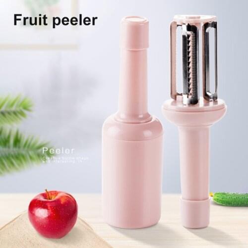 Multifunctional Stainless Steel Three-in-one Fruit Peeler Creative Fruit And Vegetable Grater Potato Peeler Kitchen Accessories