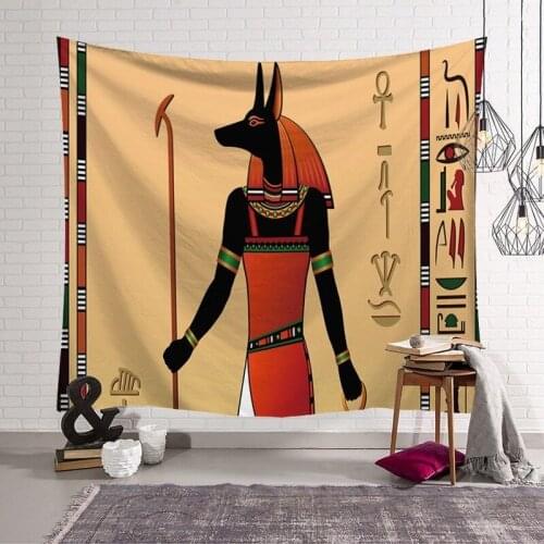 Hanging cloth Ancient Egyptian series digital printing tapestry/wall blanket/beach towel Home furnishing fabric