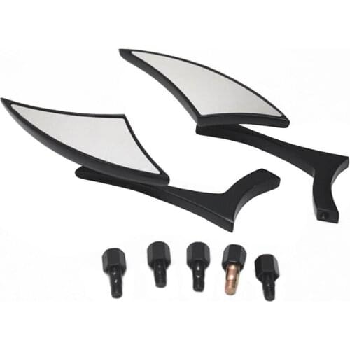 2Pcs Rearview Mirrors Universal Replacement Aluminium Alloy Modification Motorcycle Side Mirrors for Motorbikes