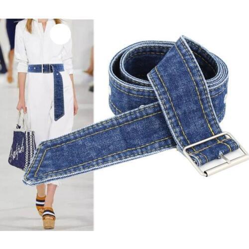 2019 New Women Belt Fashion Denim Belts Decoration PAPER TAPES Shirts Dress Cowboy Belt Womens Apparel Accessories length 110cm