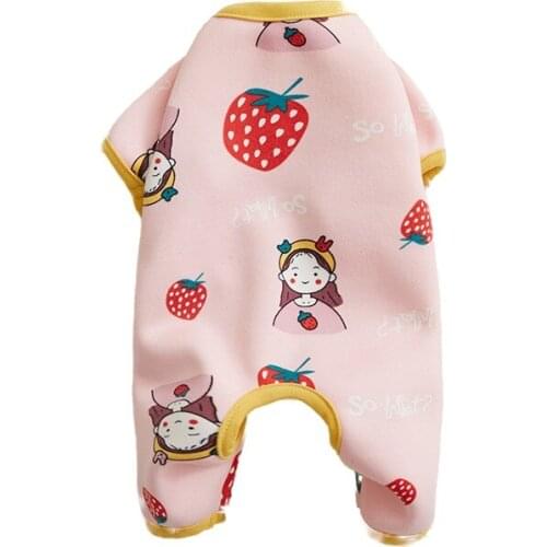 Winter Dog Pajamas Small Dog Clothes Jumpsuit Sleepwear Chihuahua Yorkshire Poodle Pomeranian Pug French Bulldog Corgi Clothing