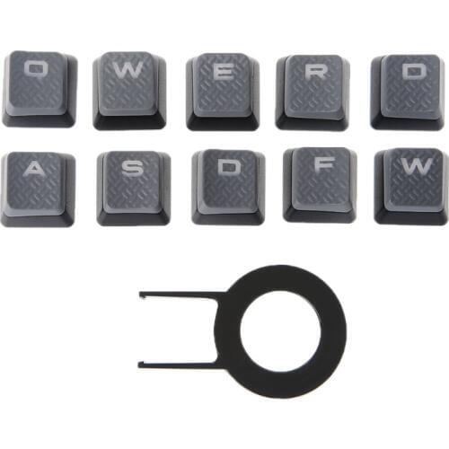 10Pcs/Pack Keycaps for Corsair K70 K65 K95 G710 RGB STRAFE Mechanical Keyboard