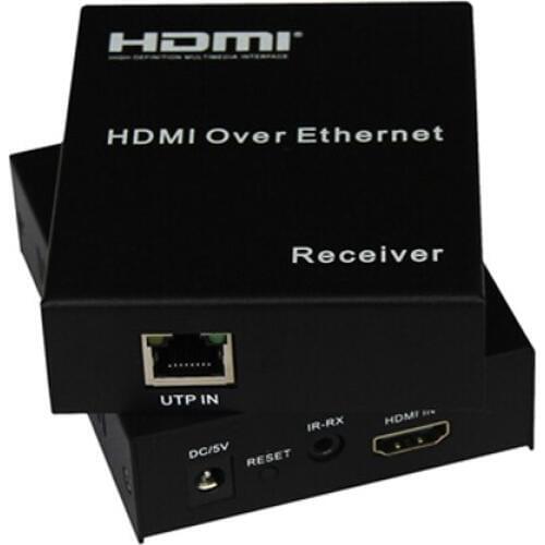 120M HDMI extender With IR over cat5e/6 TCP/IP One-to-many HDMI extender a pair Transmitter and Receiver with retail package