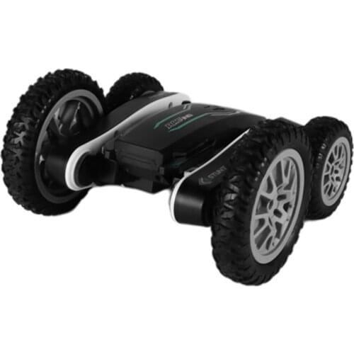 2.4G Double-sided Tumbling Stunt Car Mini Remote Control Car 360 Degree Rotation All Round Driving Gift For Children