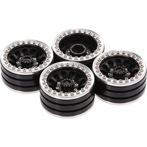 4pcs 1.9 Inches Metal Climbing Car Hub 1: 10 Rc Truck Crawler Shock Resistant Hub Update Accessories