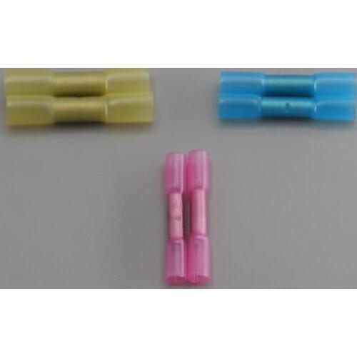 50PCS BHT1.25 BHT2 BHT5.5 Waterproof thermal shrinkage connecting pipe Middle column joint cold-press terminal connector