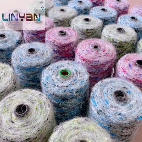 500g Fancy yarn 30% Wool Thick Yarn crochet Mohair Hand knitting Yarn For Knitting Knit threads Crochet Scarf Shawl yarn ZL49