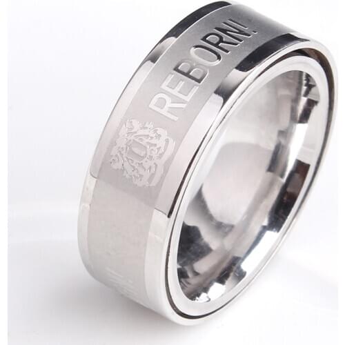 6mm REBORN rotate 316L Stainless Steel wedding rings for men women wholesale