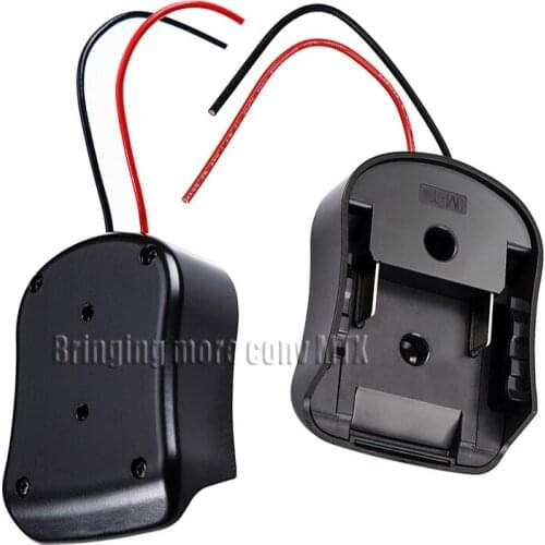 Battery adapter for Dewalt 20v Max 18v Battery dock power connector 14awg Wire Power Wheels Adapter Tool Accessories For Maktita