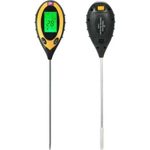 Analyzers PH Meter Digital Display Temperature Humidity Measuring Instrument Measure Moisture Large Screen LCD Soil PH Tester