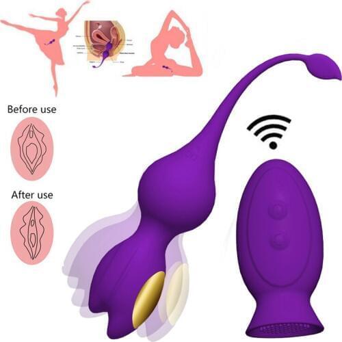 Safe Silicone Sex Vibrating Kegel Balls Vagina Ball Wireless Remote Bullet Vibrators Vagina Tighten Geisha Ben Wa Ball Sex Toys