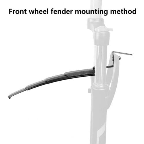 Metal 1 Set Practical Widened Adjustable Mudguard Accessories Bike Part Bicycle Mudguard Good Toughness for MTB