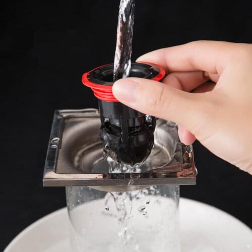 Bathroom Floor Drain Deodorizer Floor Strainer Plug Trap Sewer Deodorant Sealing Ring Sink Seal Drainer Kitchen Siphon Sink