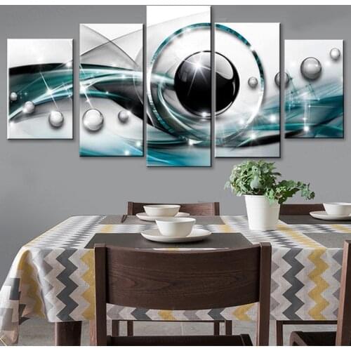 DIY Diamond Painting Abstract Art Cross Stitch kits 5D Diamond Embroidery Modern Decor diamond Mosaic 5 Panel Set,A1235