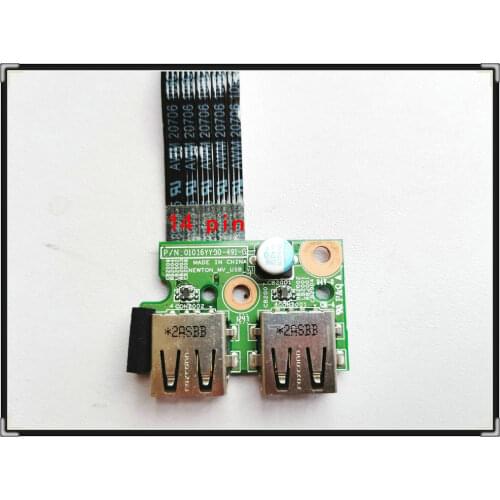 For HP CQ58 650 655 USB board 01016YY00 35110EY00 04T-G WORKS P/N:01016YY00-491-G laptop USB interface board with cable