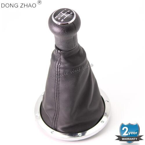 For VW Gol 2004 2005 2006 2007 2008 2009 2010 Car-styling 5 Speed Gear Stick Level Shift Knob With Leather Boot