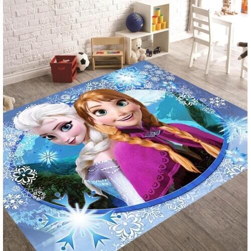 Elsa And Anna 24 Patterned Carpet ,Non Slip Floor Carpet,Teens Carpet,Turkish Rug