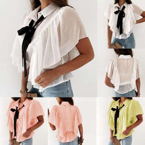 Блузки с бантом LAPA China At AliExpress