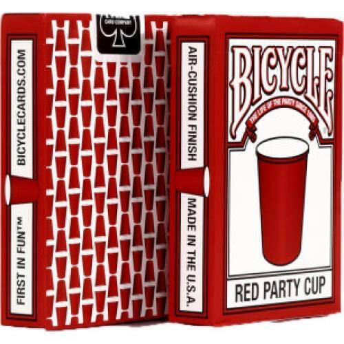Bicycle Red Plastic Cup Playing Cards USPCC Collectible Poker Magic Card Games Magic Tricks Props for Magician