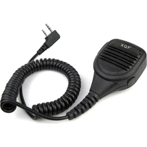 2Pcs Walkie Talkie Speaker Microphone PTT Mic for Kenwood NX220 Baofeng Portable Radio BF-888S UV-5RA Plus UV 5R 6R PUXING PX888