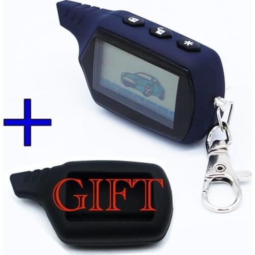 LCD Remote Controller 2 Way Car Alarm Key For Starline 91 Engine Starter Starline A91 Fob Keychain Body Remote
