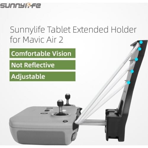 Sunnylife Remote Controller Tablet Holder Tablet Extended Bracket Clip for Mavic Air 2