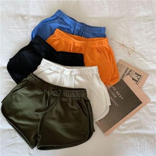 Womens Sports Running Shorts Casual Summer New A-Line Hot Pants Gym Outdoor High Waist Yoga Korean Wide-Leg Loose Shorts