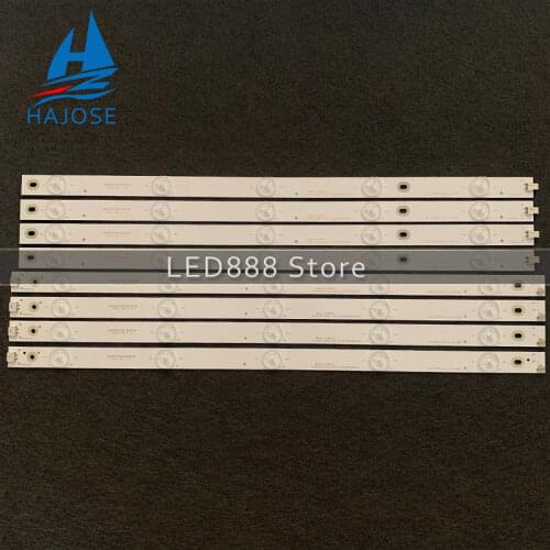 LED Backlight 855mm 10leds R/L type For Chang hong 43" TV LED43D7200I SVJ430A07 LB-C430F14-E1-L-G1-SE1 LB-C430F14-E1-L-G1-SE2