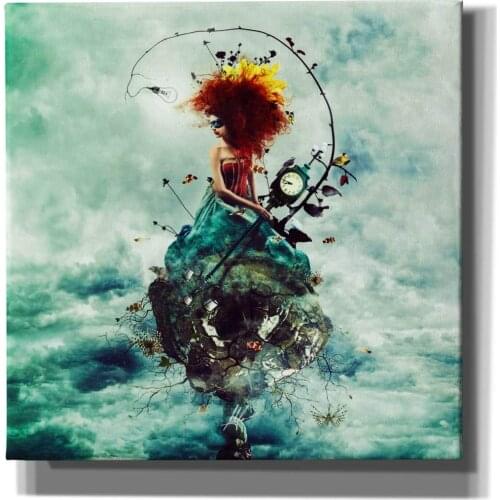 Unique Pattern Oil On Canvas Wall Decoration For Home Office