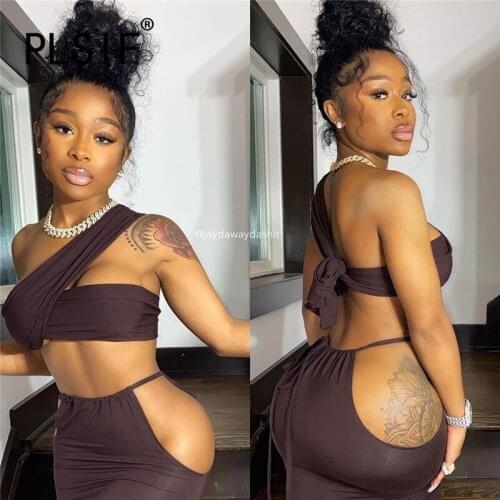 Strapless Backless Sleeveless Skinny Midi Dress Sexy Tight Club Party Lady Fashion Sheath Dress High Street Dress