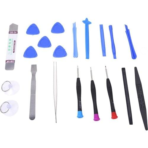 20 in 1 Mobile Phone Repair Tools Kit Spudger Pry Opening Tool Screwdriver Set for iPhone iPad Samsung