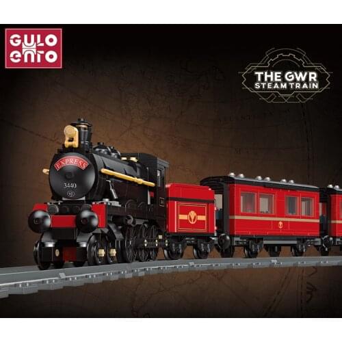 789PCS The Classic Steam Train City High-speed Rail Series Technican Building Blocks Railway Bricks Children Toys Gifts For Kids