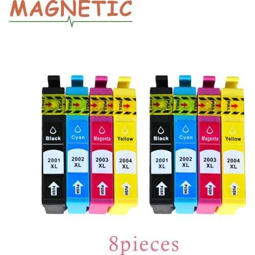 8pcs T2001 Compatible ink cartridge 2001 for Epson XP100 XP400 XP200 XP300 WF 2530 2540 Workforce 2510 Printer T200