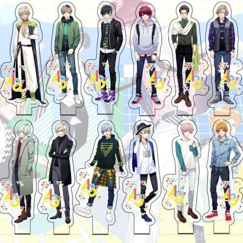 Anime A3! Sakuma Sakuya Usui Masumi Cosplay Cartoon Acrylic Stand Figure Plate Keychain Key rings Pendants Accessories Gifts