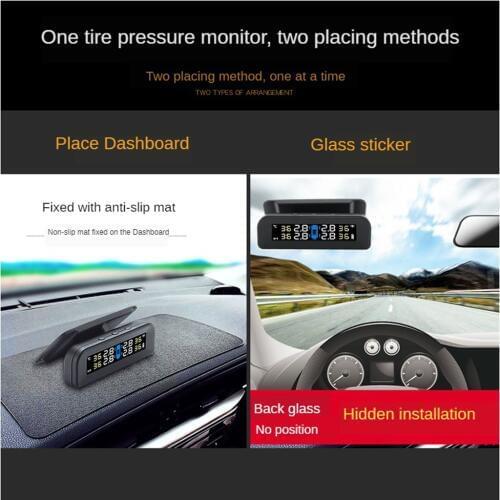 Real-time Automobile Tyre Pressure Monitoring System Mount on Windshield