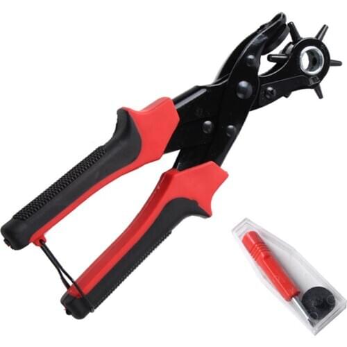 Household Belt Hole Puncher Tool For Leather Leathercraft Holes Punching Machine Multi Function Hole Puncher