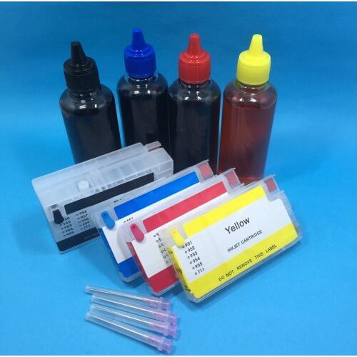 YOTAT 400ml Dye ink + Refill for HP954 HP 954XL ink cartridge for HP OfficeJet Pro 8702 7720 7730 7740 8210 8218 8710 8720 8730
