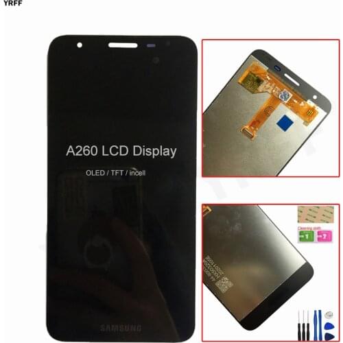 A260 LCD For Samsung Galaxy A2 Core A260 lcd Display Touch Screen Digitizer Assembly SM-A260F/DS A260F A260G Free Shipping