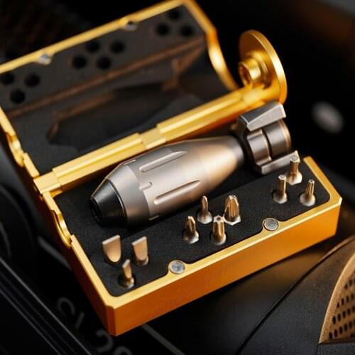 EDC AN602 Screwdriver Titanium Alloy Zirconium Alloy Screwdriver Adult Decompression Toy