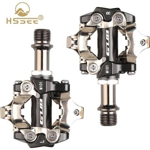 HSSEE Official Authentic Bicycle Self-locking Pedal Aluminum Alloy Chromium Molybdenum Steel 3 Sealed Bearing MTB Sports Pedal