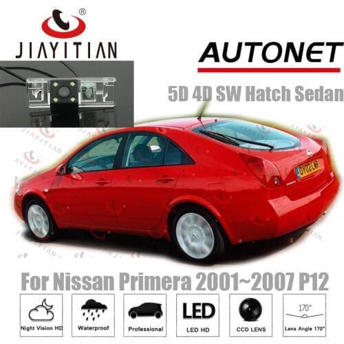 JiaYiTian rear view camera for Nissan Primera P12 2001~2007 CCD/Night Vision/Backup Camera license plate camera Reverse camera