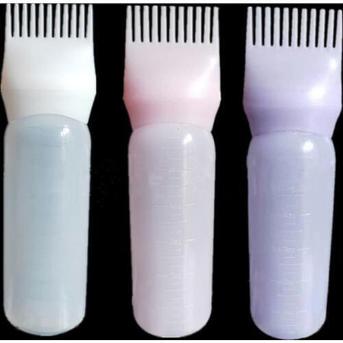 Hair Dye Applicator Brush Empty Hair Dye Bottle Dyeing Shampoo Bottle Oil Hair Tools Dispensing Salon Hair Coloring Styling Tool