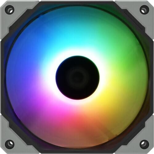 ID-COOLING NO-12015-XT ARGB Case Fan CPU Cooling Fan Addressable RGB Case Fan 5V ARGB MB Aura Sync 120mm PWM Fan for CPU Cooler